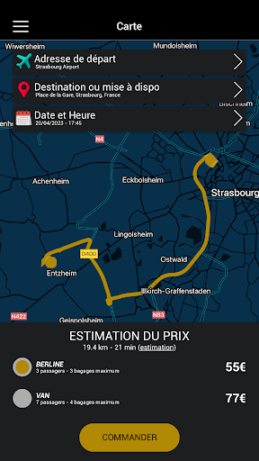 MYWAY VTC STRASBOURG Screen 3