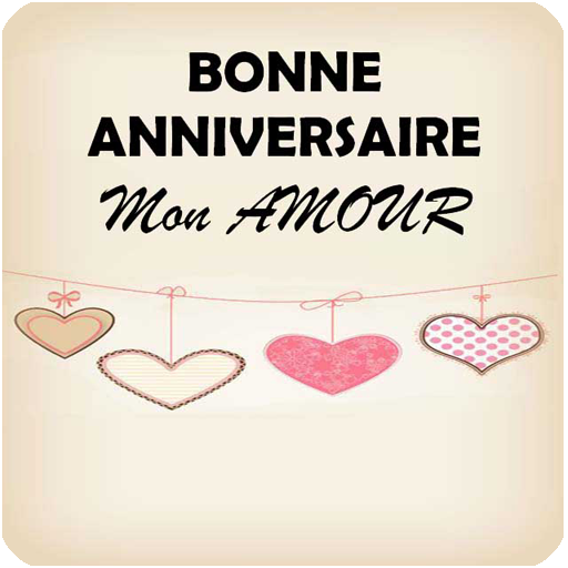 BONNE ANNIVERSAIRE MON AMOUR logo