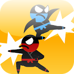 Cover Image of Télécharger Jumping Ninja Fight : Two Player Game 1.9 APK