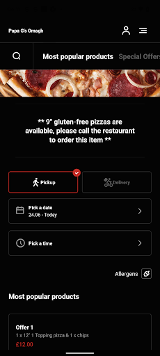 Papa Gs Pizza Screen 3