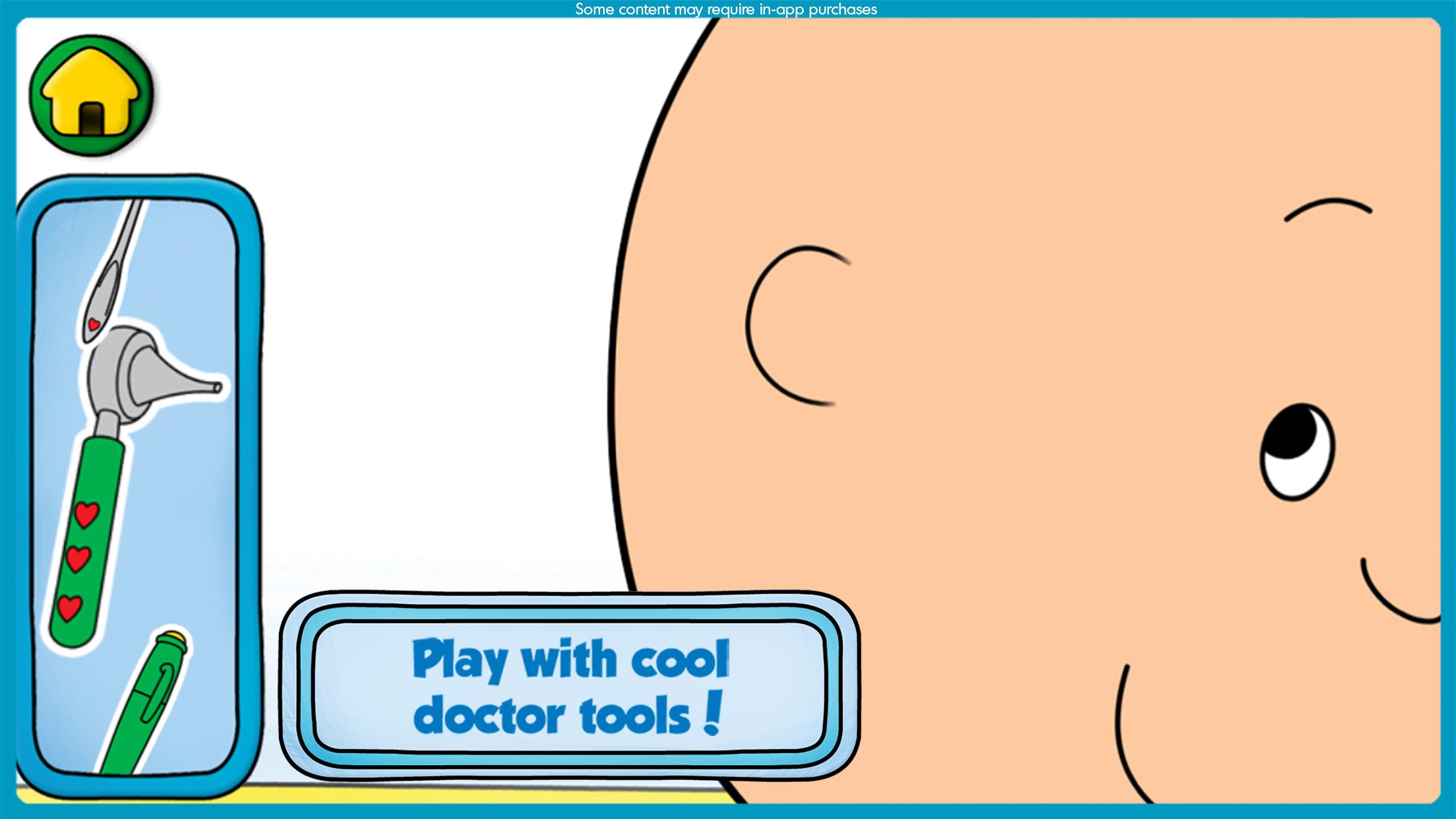 Android application Caillou Check Up - Doctor screenshort