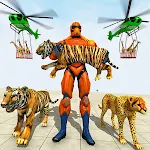 Cover Image of 下载 Police Robot Animal Rescue 3D  APK