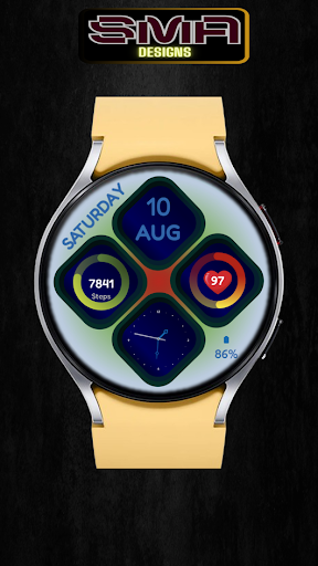 Four Square Watch Face SMA- 04 Screen 2