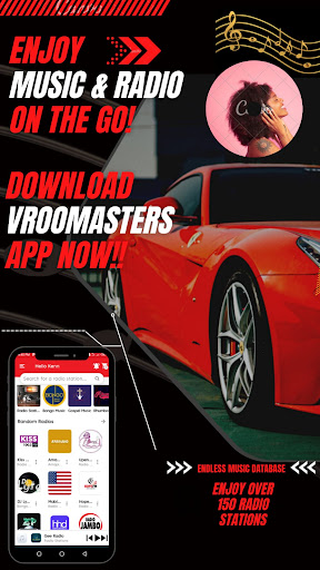 Android application VrooMaster and Car Radio Kenya screenshort