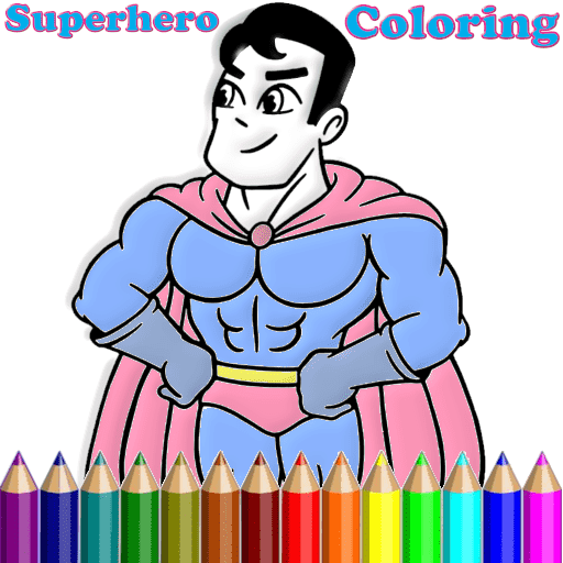 Superhero Coloring logo