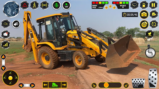 Snow Excavator Construction 3D Screen 3