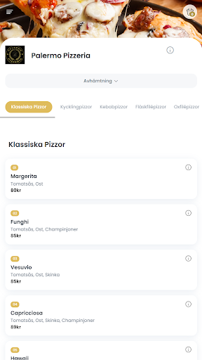 Android application Palermo Säffle screenshort