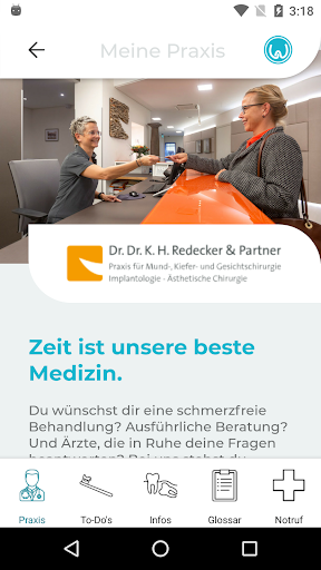 Weisheitszahn App Screen 2