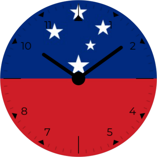 Android application Samoa Analog Watch Face screenshort