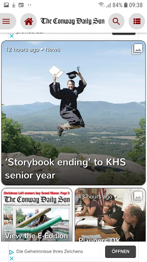 Android application The Conway Daily Sun screenshort