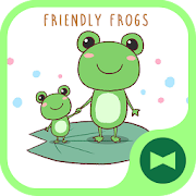 Cute Wallpaper  Friendly Frogs