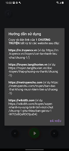 Android application Nghe truyện audio Novel Reader screenshort
