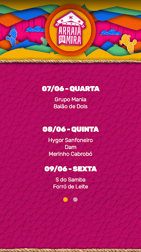 Arraiá da Mira Screen 3