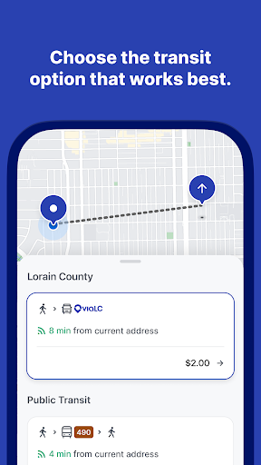 Screenshot of LC Transit