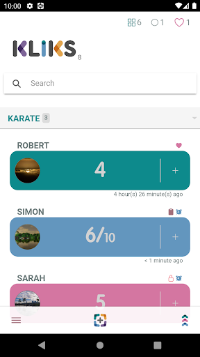 Android application KliksApp - An Elegant Counter screenshort