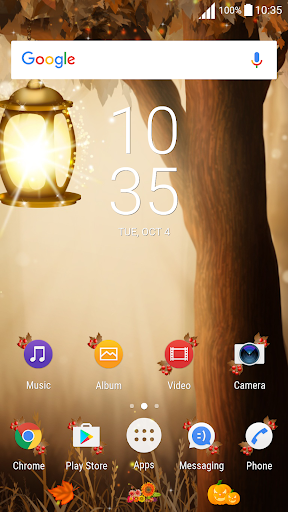 Mystical Autumn Theme Screen 2