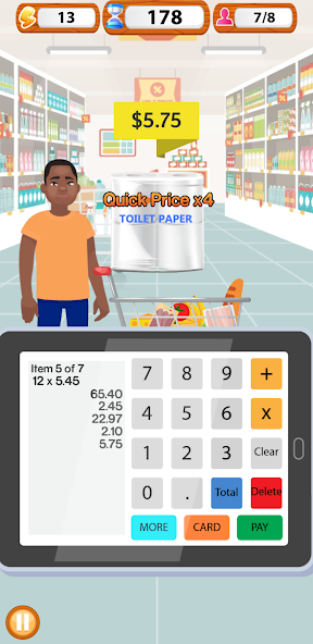 Supermarket Cashier Simulator banner