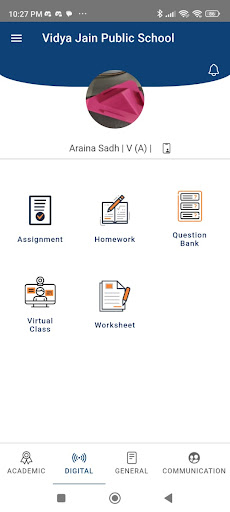 Android application Vidya Jain Public School screenshort