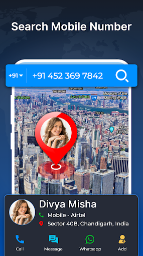 Phone Number Tracker & Locator Screen 2