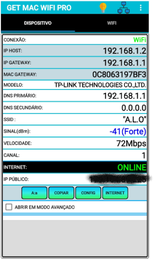 Android application Get mac Wifi Premium screenshort