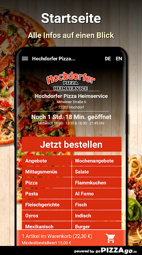 Hochdorfer Pizza Heimservice H Screen 2