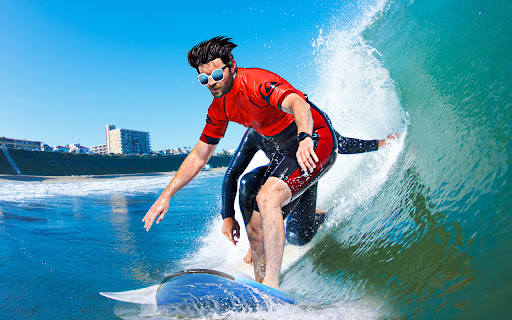 Android application Surfing photo editor and water screenshort