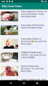 Baby Funny Videos App Store Data & Revenue, Download Estimates on Play Store