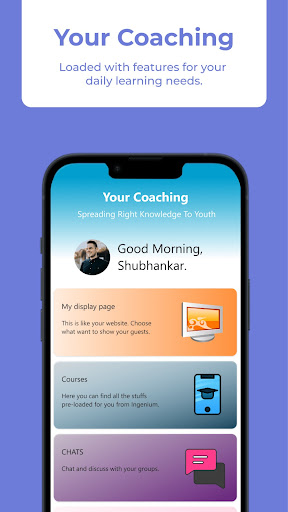 Ujjwal Sir Coaching Screenshot