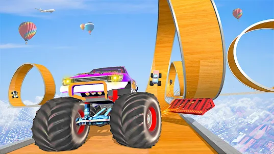 Monster Truck Stunt Car Racing