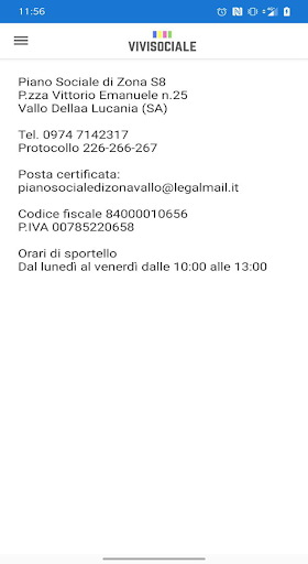 Vivi Sociale Screen 2