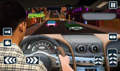 Retro Car Driving School Sim