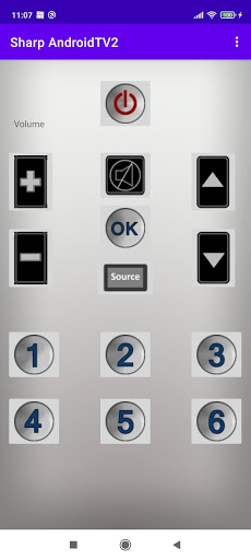 Android application Sharp AndroidTV Remote Control screenshort