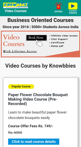 Android application Knowbbies - Video Courses screenshort