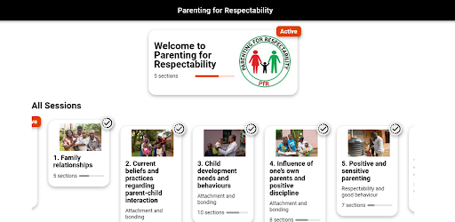 PfR Parenting App