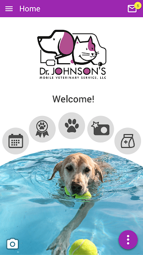 Android application Dr. Johnsons Mobile Vet screenshort