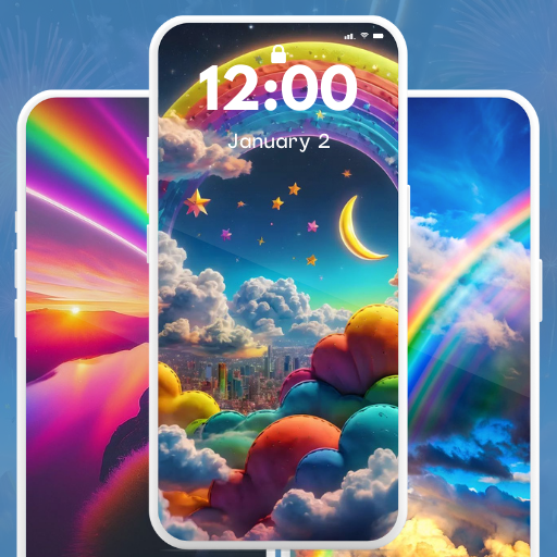 Rainbow Aesthetic Wallpaper 4K Download on Windows