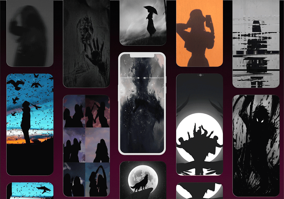 #7. Shadow Wallpaper (Android) Ved: Ghayura Dev