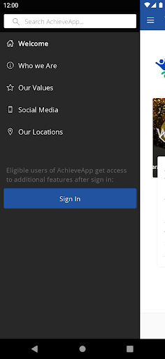 AchieveApp Screen 2