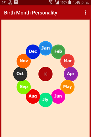 Birth Month Personality Screen 2