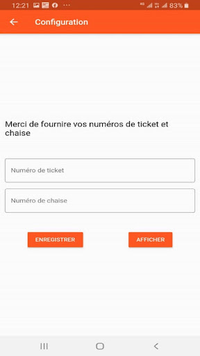 Android application bay-services screenshort