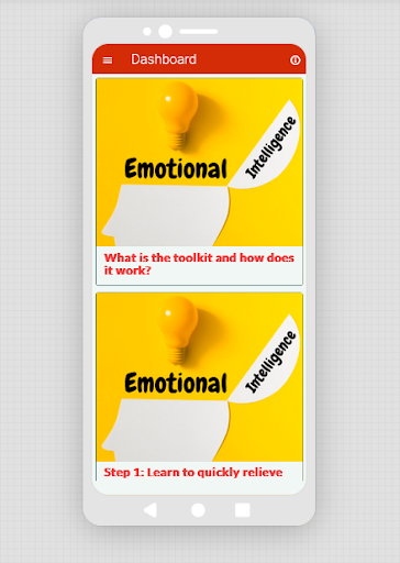 Android application Emotional Intelligence screenshort
