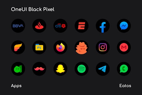 OneUI 3 Black – Round Icon Pack APK (PAID) Download 9