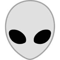 Put UFOs & Aliens stickers in your pics