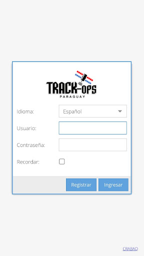 Android application TrackOpsPy screenshort