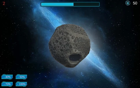 小惑星攻撃: スペース クリッカー