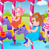 Kids Games: Baby in Theme Park icon