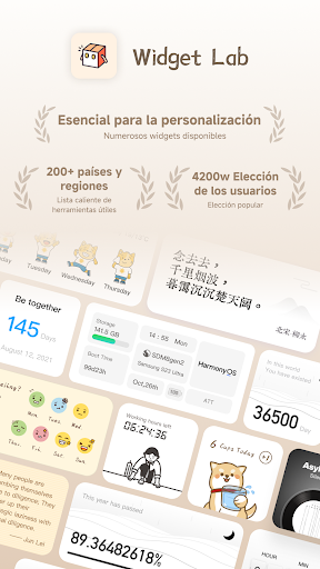 Widget Lab: Colección widgets Screenshot 1