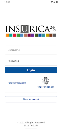 Android application INSURICA 24/7 screenshort
