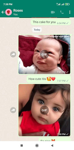 Baby Animated Images GIF Screen 2