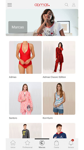 ADMAS, Tienda Online Screen 2